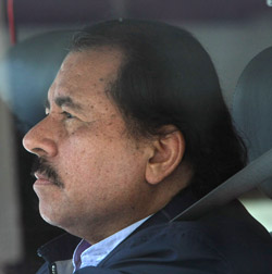 President Ortega sees private media as enemies and seeks to push them to the margins. (AP)