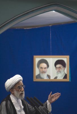 Ayatollah Ahmad Jannati heads Iran’s Guardian Council, which this year approved the harsh Cyber Crime Penal Code. (Morteza Nikoubazl/Reuters)