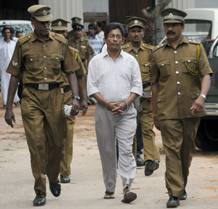 J.S. Tissainayagam, an online and print journalist in Sri Lanka, is serving 20 years on antistate charges. (AFP)