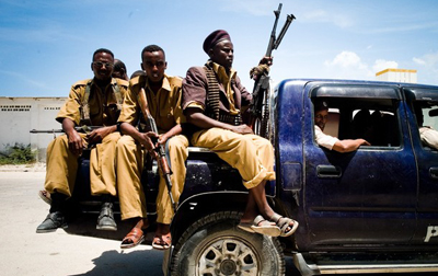 Clashes continue in Mogadishu as the government seeks to limit the reach of reporters. (AFP)