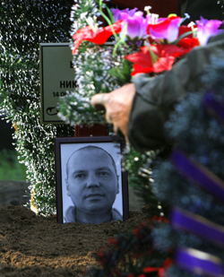 A memorial for Byabenin. (AP)