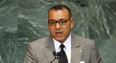 King Mohammed IV at the United Nations last week. (Reuters/Chip East)