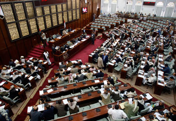 Parliament is considering three proposals that would tighten restrictions on the press. (Reuters/Khaled Abdullah)