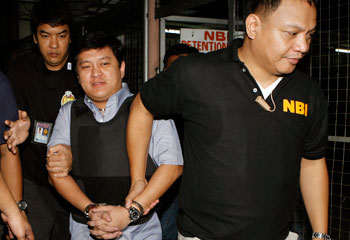 Andal Ampatuan Jr., the main suspect in the Maguindanao massacre, is on trial in Manila. (Reuters/Romeo Ranoco)