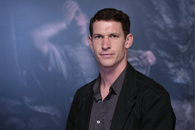 Tim Hetherington at the World Press Photo Award exhibition in Zurich in 2008. He won for his photo "American Soldier." (AP/Keystone/Eddy Risch)