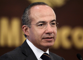 Calderon has promised to fight crimes against the press, but action has been slow. (Reuters/Henry Romero)