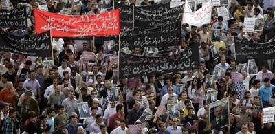 In Sulaymaniyah, outrage over murder of Sardasht Osman. (AP/Yahya Ahmed)