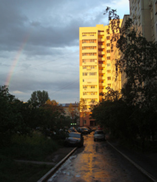 The street where Sidorov was murdered. (CPJ/Nina Ognianova)