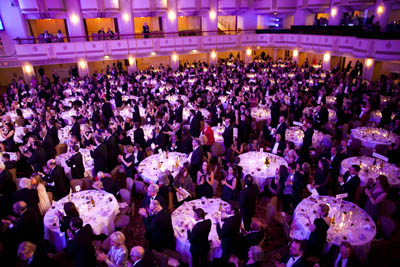 CPJ's annual International Press Freedom Awards dinner took place at the Waldorf Astoria in New York. (Michael Nagle/Getty Images for CPJ)