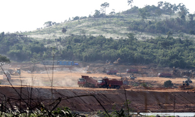 Unspoiled swaths of Koh Kon province have been deforested, a story that has proved extraordinarily sensitive. (Reuters/Samrang Pring)