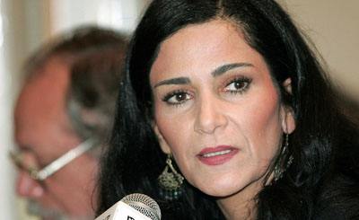 La periodista Lydia cacho, aquí durante una conferencia en 2006, fue amenazada el domingo por un desconocido. (Reuters/Henry Romero)