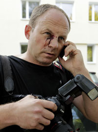 AP photographer Sergei Grits. (AP/Vasily Fedosenko)