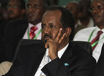 President Hassan has asked for faith. (Reuters/Omar Faruk)