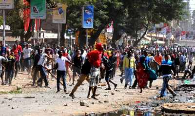 The dangerous neighborhood of Eastleigh is home to some exiled journalists. (AP)