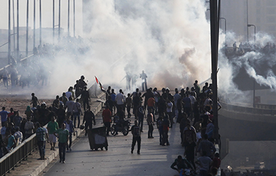 Clashes have erupted in Egypt after security forces raided two pro-Morsi protest camps. (Reuters/Amr Abdallah Dalsh)