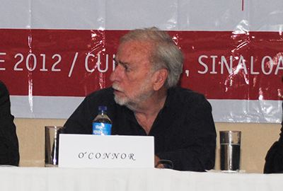 Mike O'Connor durante una conferencia de prensa en Sinaloa (Ron Bernal)