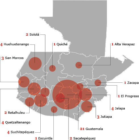 Guatemala Map