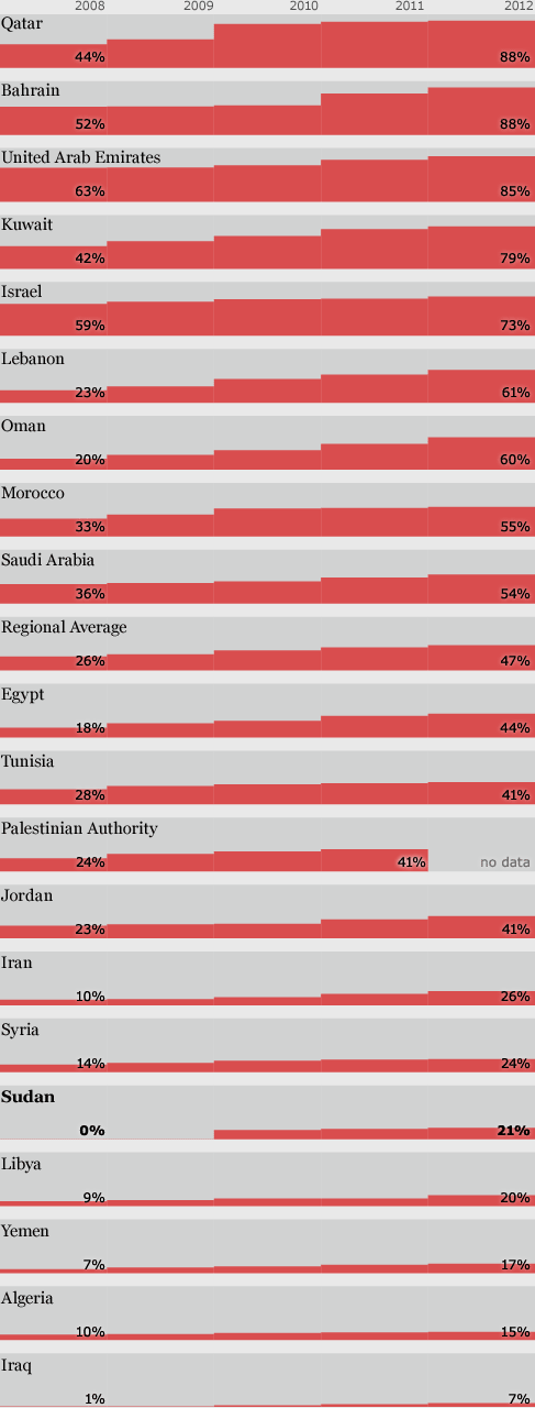 Internet in the Middle East