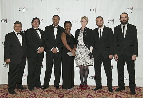 Honorees of CPJ's 2015 International Press Freedom Awards (CPJ/Barbara Nitke)