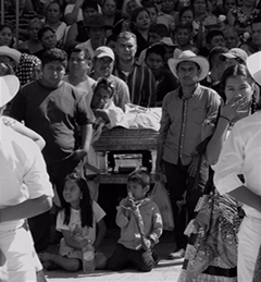 Friends and family gather for Hernández’s funeral. A former police chief is convicted of the journalist’s murder in March 2017, but police have not identified the mastermind. (Noticias)