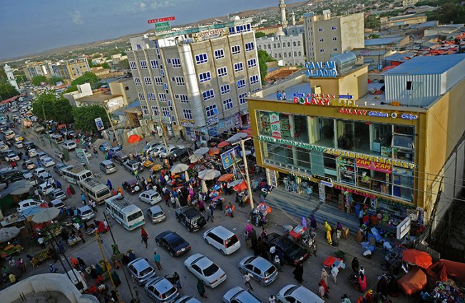 A general view of Hargeisa in May 2016. A court in the city sentenced a Somaliland journalist to 18 months in prison. (AFP/Mohamed Abdiwahab)