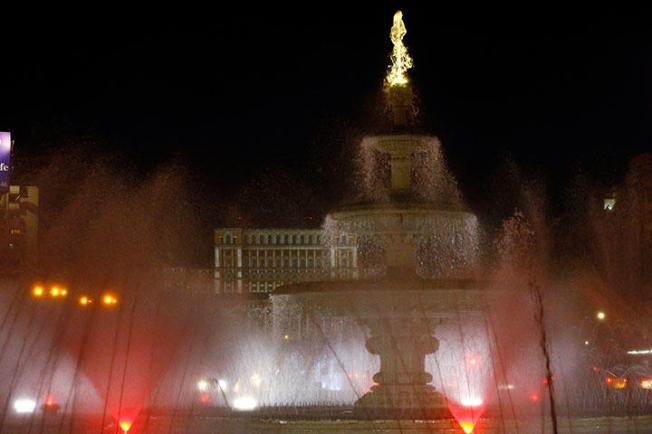 Downtown Bucharest, Romania in September 2014. The car of Dragoş Boţa, the editor-in-chief of local news website Pressalert, was set on fire by unknown assailants the night of June 2, 2018, in Romania's southwestern city of Timişoara, according to reports. (Reuters/Bogdan Cristel)