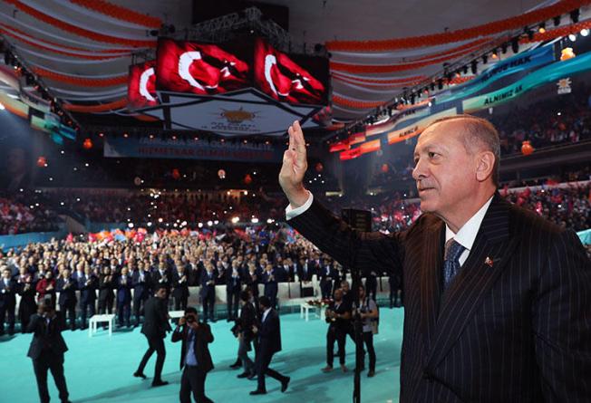 President Recep Tayyip Erdoğan, pictured at a meeting in Ankara on January 1. The president said this week that recent reforms have made Turkey's press more democratic. (AFP/Kayhan Ozer)