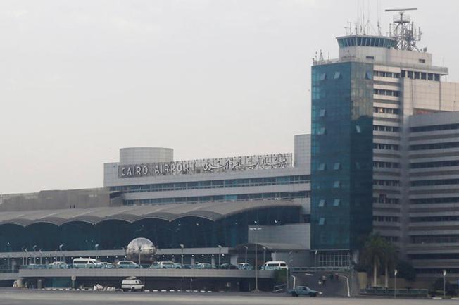 The Cairo International Airport is pictured through the window of a plane. Two journalists were recently detained at the airport in separate cases. (Amr Abdallah Dalsh/Reuters)