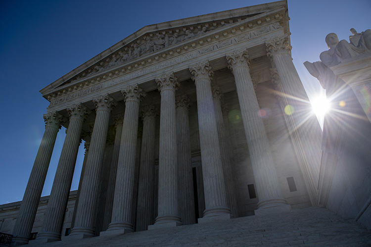 The Supreme Court, pictured on April 15, is due to hear arguments in a case brought by South Dakota daily, the Argus Leader, that centers around exemptions to Freedom of Information Act requests. (AFP/Eric Baradat)