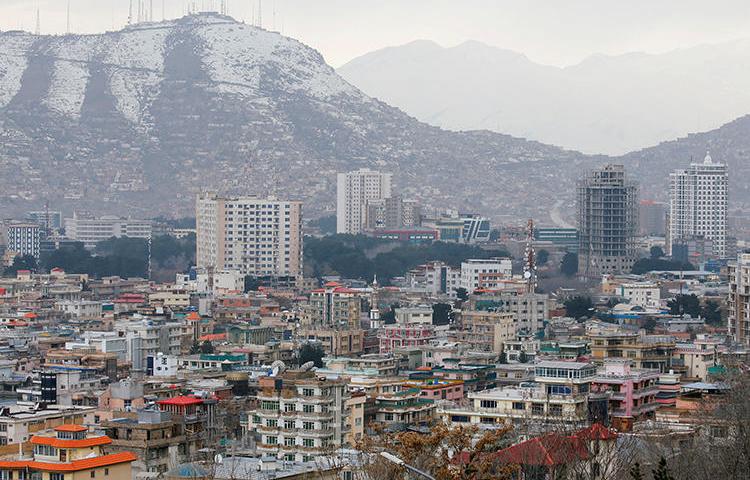 Kabul is seen on March 13, 2019. Two unnamed individuals were recently sentenced to death for the 2018 killing of Kabul News journalist Abdul Manan Arghand. (Reuters/Omar Sobhani)