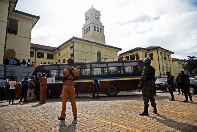 The Uganda High Court is in Kampala on May 14, 2018. CPJ today called for Ugandan authorities to intervene and end the criminal case against editor Pidson Kareire. (AFP/Isaac Kasamani)