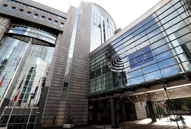 A view of the European Parliament in Brussels, Belgium on October 9, 2019. (REUTERS/Yves Herman)