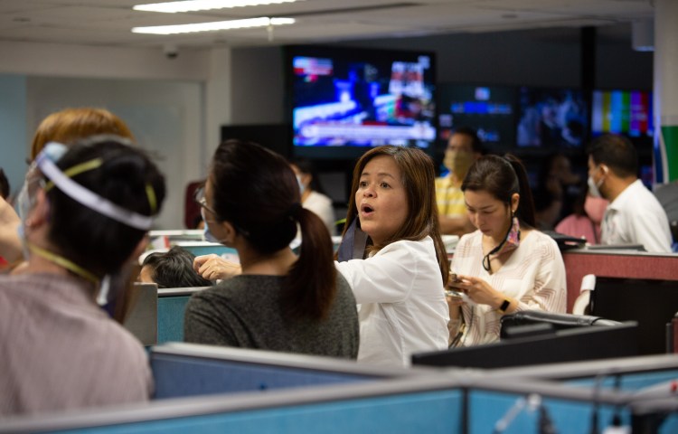 ABS-CBN newsroom