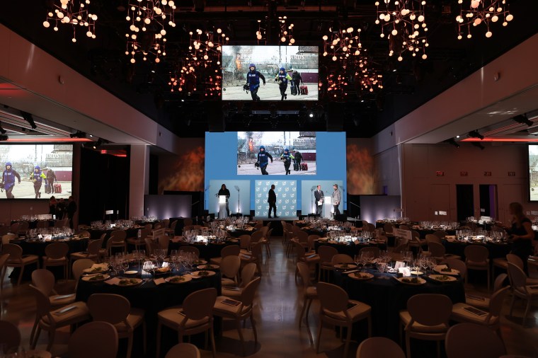 A view of the atmosphere at CPJ's IPFA at the Glasshouse on November 17, 2022 in New York City.