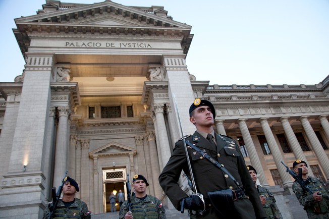 Peru’s Supreme Court building in 2012. (AP Photo/Silvia Izquierdo)