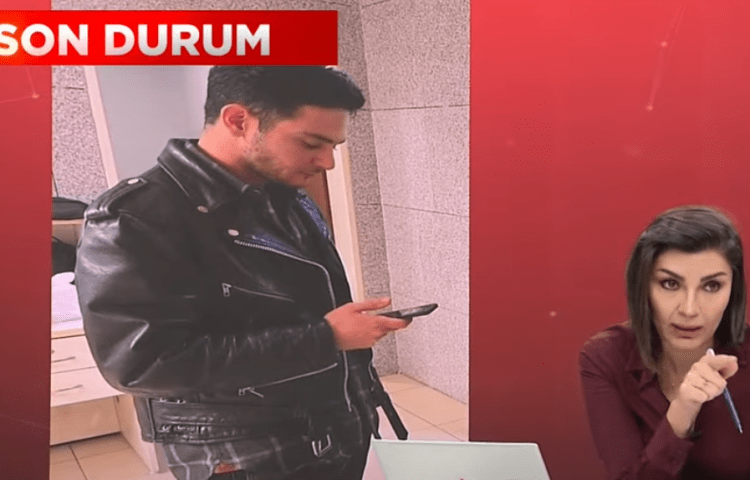 Furkan Karabay (left), an editor for independent news website Gerçek Gündem (The Real Agenda), is seen in a recent image.