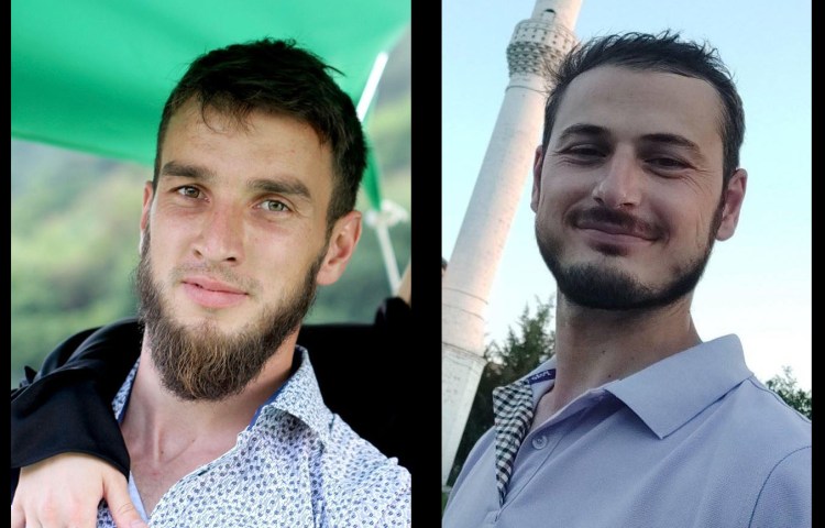 Crimean journalists Rustem Osmanov (left) and Aziz Azizov of Crimean Solidarity