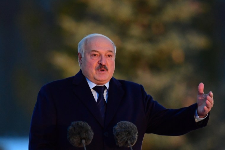 Journalist Dzmitry Luksha was among 30 prisoners pardoned on August 16 by President Aleksandr Lukashenko, pictured here in January 27 near the village of Zaitsevo, Leningrad region. (Photo: Olga Maltseva/Pool via Reuters)