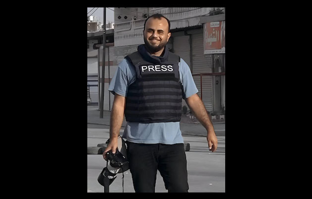 Syrian journalist Bakr al-Kassem, who freelances for AFP news agency, was detained at a checkpoint on August 26, his house was searched, and his equipment confiscated. It is unclear why he is being held. (Photo: Courtesy of Nabiha Taha)