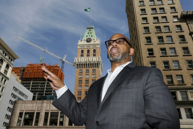 Martin Reynolds, director of the Maynard Institute for “Violence against journalists working in the United States was such an anomaly at the time," Martin Reynolds recalls about the time he spent investigating the death a community newspaper editor in 2007. Reynolds, seen in this 2019 image, is a former editor of the Oakland Tribune. (Photo: AP/Eric Risberg)