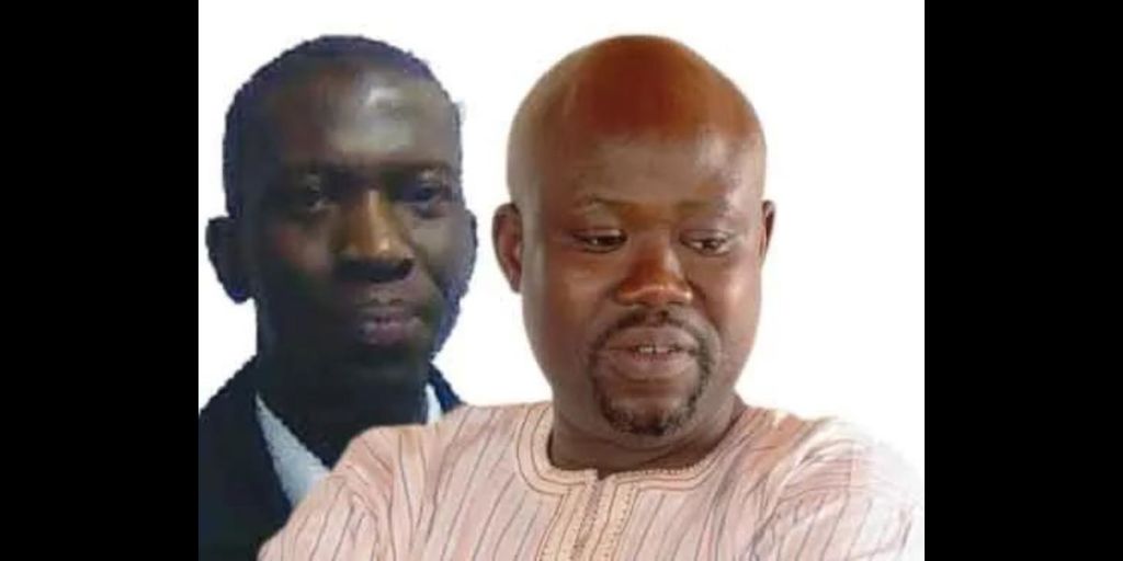 Journalists Musa Sekou Sheriff and Momodou Justice Darboe were arrested on September 26 on the day Gambian President Adama Barrow praised his country’s press freedom record at the United Nations General Assembly in New York. (Photo courtesy of The Voice)