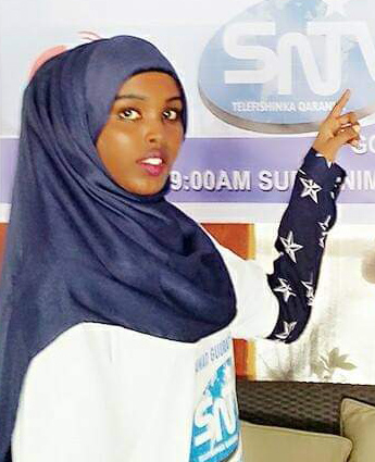 Journalist Sagal Salad Osman (Screenshot: SNTV)