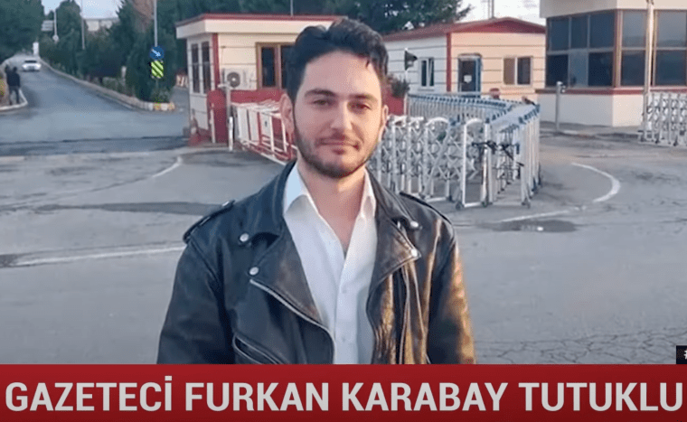 Turkish reporter Furkan Karabay