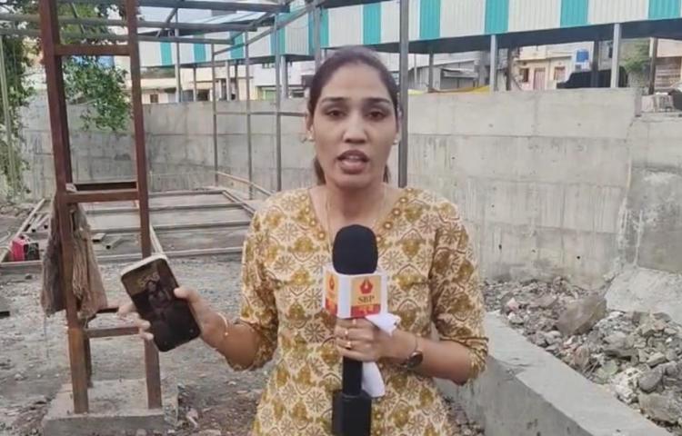 Indian journalist Sneha Barve received death threats on July 24, 2025, three weeks after a brutal assault. (Screenshot: Samarth Bharat Pariwar/YouTube)