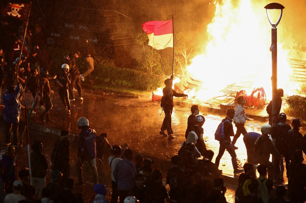 At least 16 Indonesian journalists have reported being attacked while covering nationwide protests.